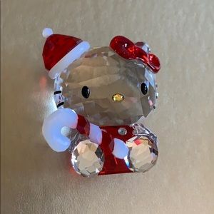 Swarovski Hello Kitty Santa with candy cane